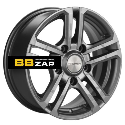 Автодиск Khomen Wheels 6,5x165x139,7 ET35 D98,5 KHW1602 (Niva 4x4 Bronto) Gray