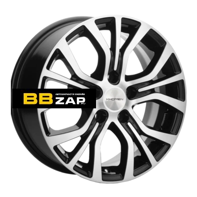 Автодиск Khomen Wheels 6,5x165x120 ET38 D65,1 KHW1608 (Multivan) Black-FP