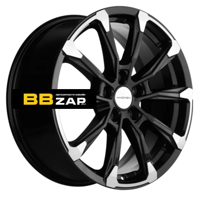 Автодиск Khomen Wheels 7,5x185x114,3 ET50 D66,1 KHW1808 (Murano) Black-FP