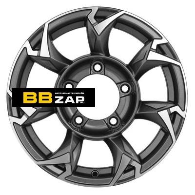 Автодиск Khomen Wheels 5,5x155x139,7 ET5 D108,1 KHW1505 (Jimny) Gray-FP