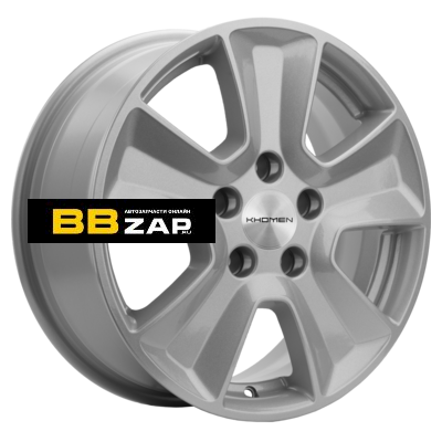 Автодиск Khomen Wheels 6,5x165x114,3 ET43 D67,1 KHW1601 (HuyndaiKia) F-Silver