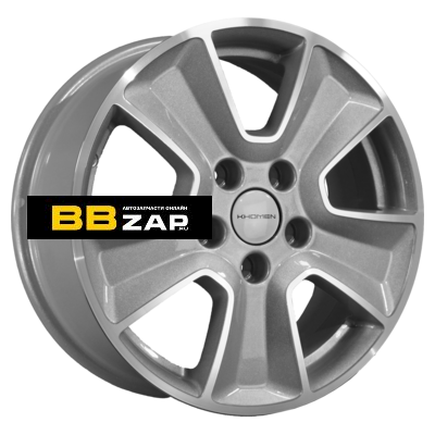 Автодиск Khomen Wheels 6,5x165x114,3 ET43 D67,1 KHW1601 (HuyndaiKia) F-Silver-FP