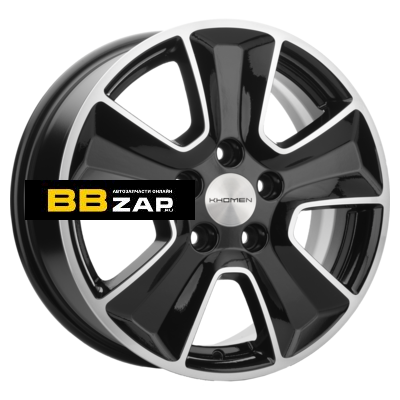 Автодиск Khomen Wheels 6,5x165x114,3 ET46 D67,1 KHW1601 (Mitsubishi) Black-FP