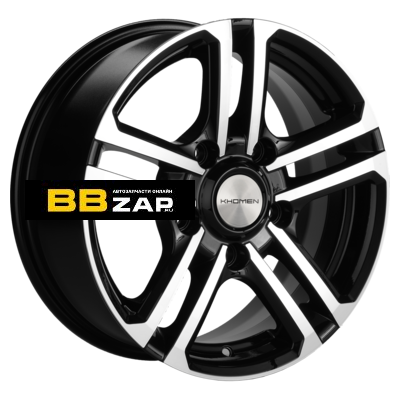 Автодиск Khomen Wheels 6,5x165x139,7 ET40 D98,5 KHW1602 (Niva 4x4) Black-FP (под ORG)